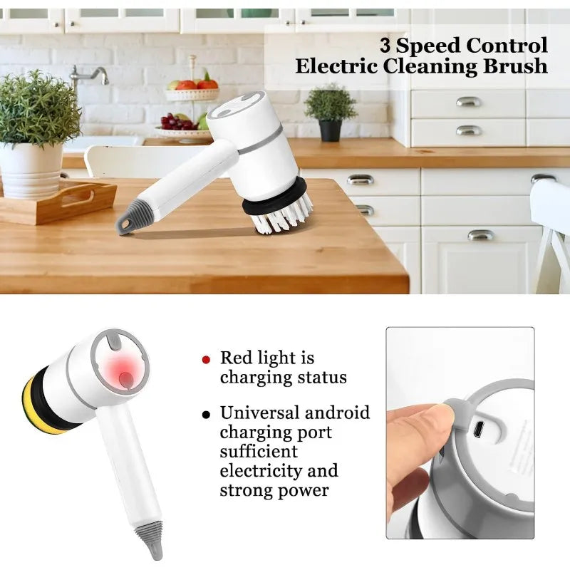 Multifunctional Electric Spin Scrubber
