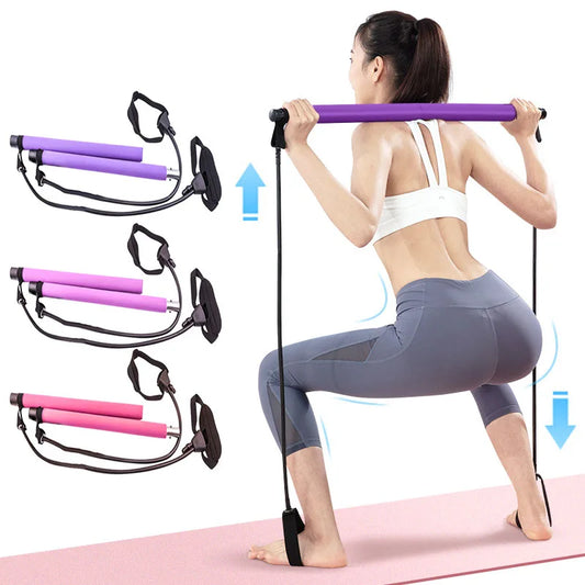 Resistance Bands with Bar