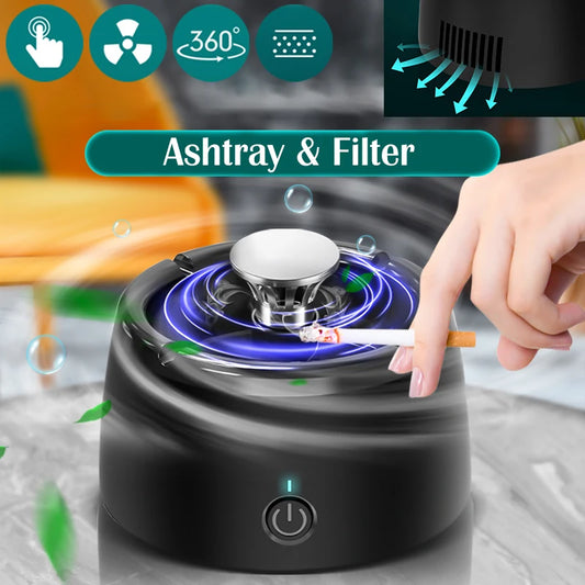 Ashtray with Air Purification