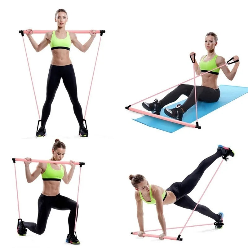 Resistance Bands with Bar